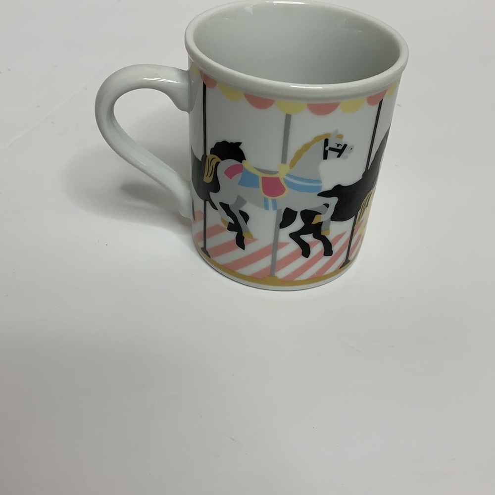 Mug | Vintage Merry Go ‘Round Horse Fair Event | Kids Ride | Horse Figure Cup - Picture 6 of 6